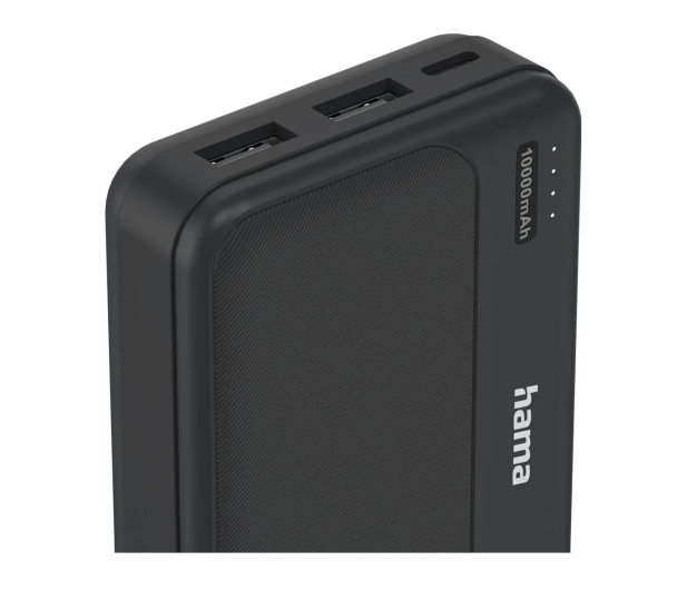 Hama POWER PACK POCKET 10 10000 mAh 2X USB-A ANTRACYT - 1548508 - zdjęcie 4